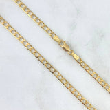 Panzer Chain 19.5gr / 60cm / 3.8mm Yellow Gold +1 18K