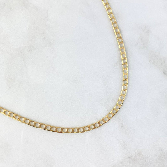 Panzer Chain 19.5gr / 60cm / 3.8mm Yellow Gold +1 18K