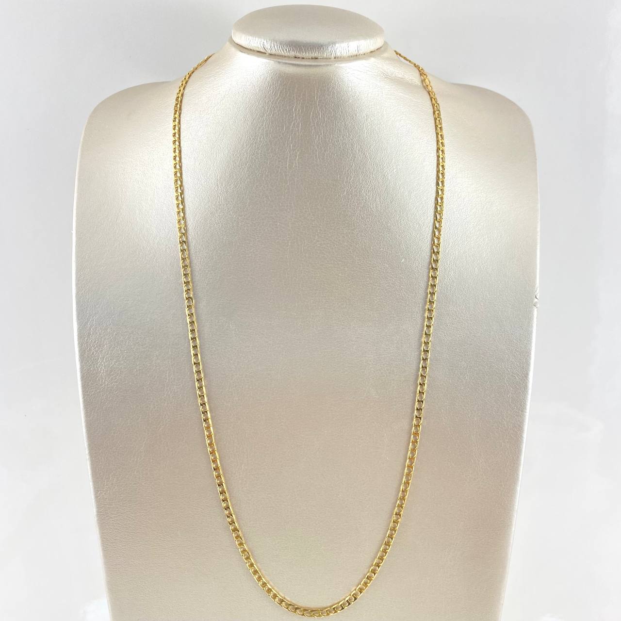 Panzer Chain 19.5gr / 60cm / 3.8mm Yellow Gold +1 18K