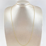 Cadena Cubana 2.65gr / 23 1/2 in / 1.7mm Oro Amarillo +1 18K *