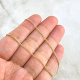 Cadena Cubana 2.65gr / 23 1/2 in / 1.7mm Oro Amarillo +1 18K *