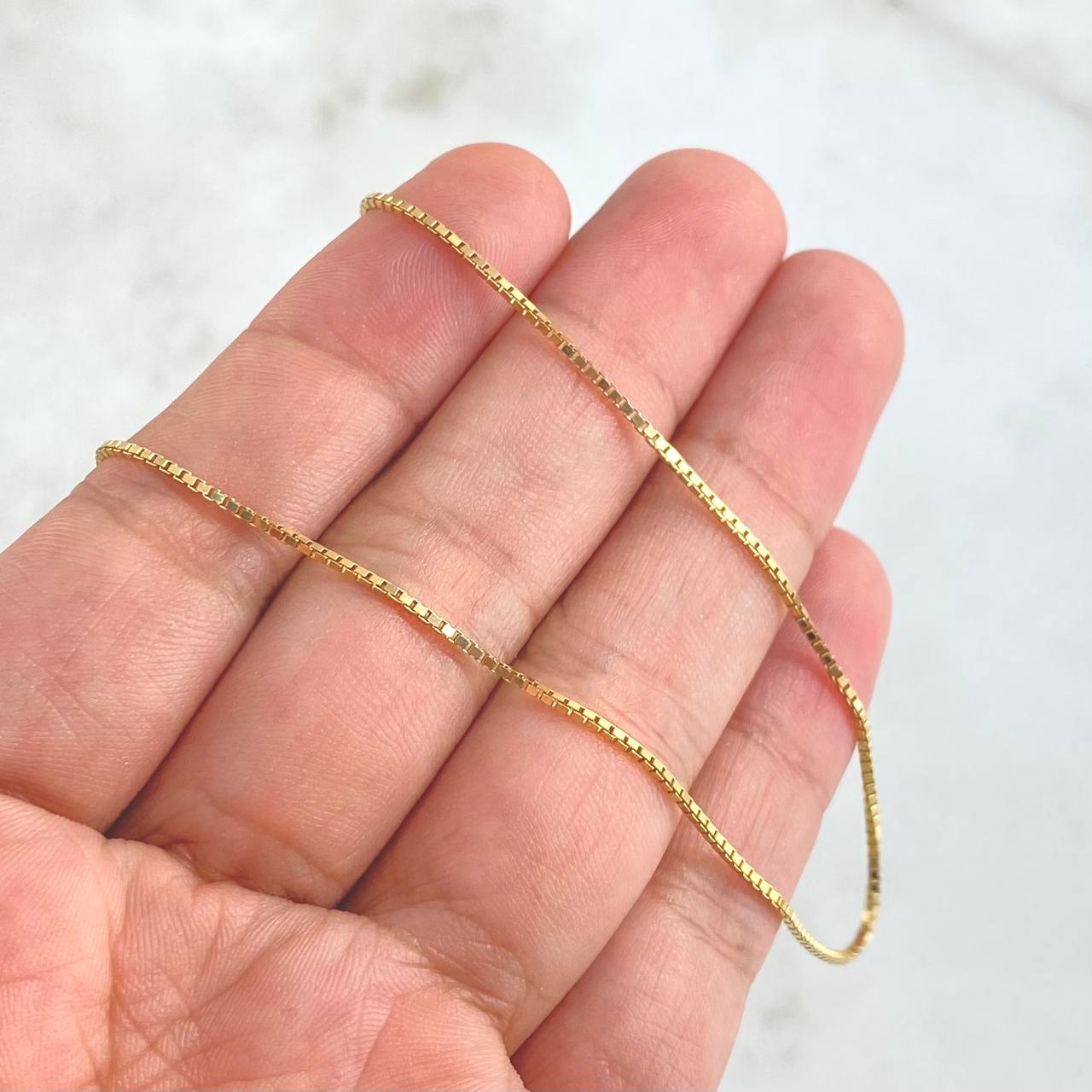 Venetian Chain 5.45g / 28 in / 1.1mm 18K Yellow Gold