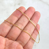 Venetian Chain 5.45g / 28 in / 1.1mm 18K Yellow Gold