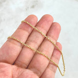 Box Chain 2.65gr / 19.7in / +3 18K Gold