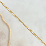 Cadena Mini Cubana 2gr / 23 1/2 in / Oro Amarillo +1 18K !