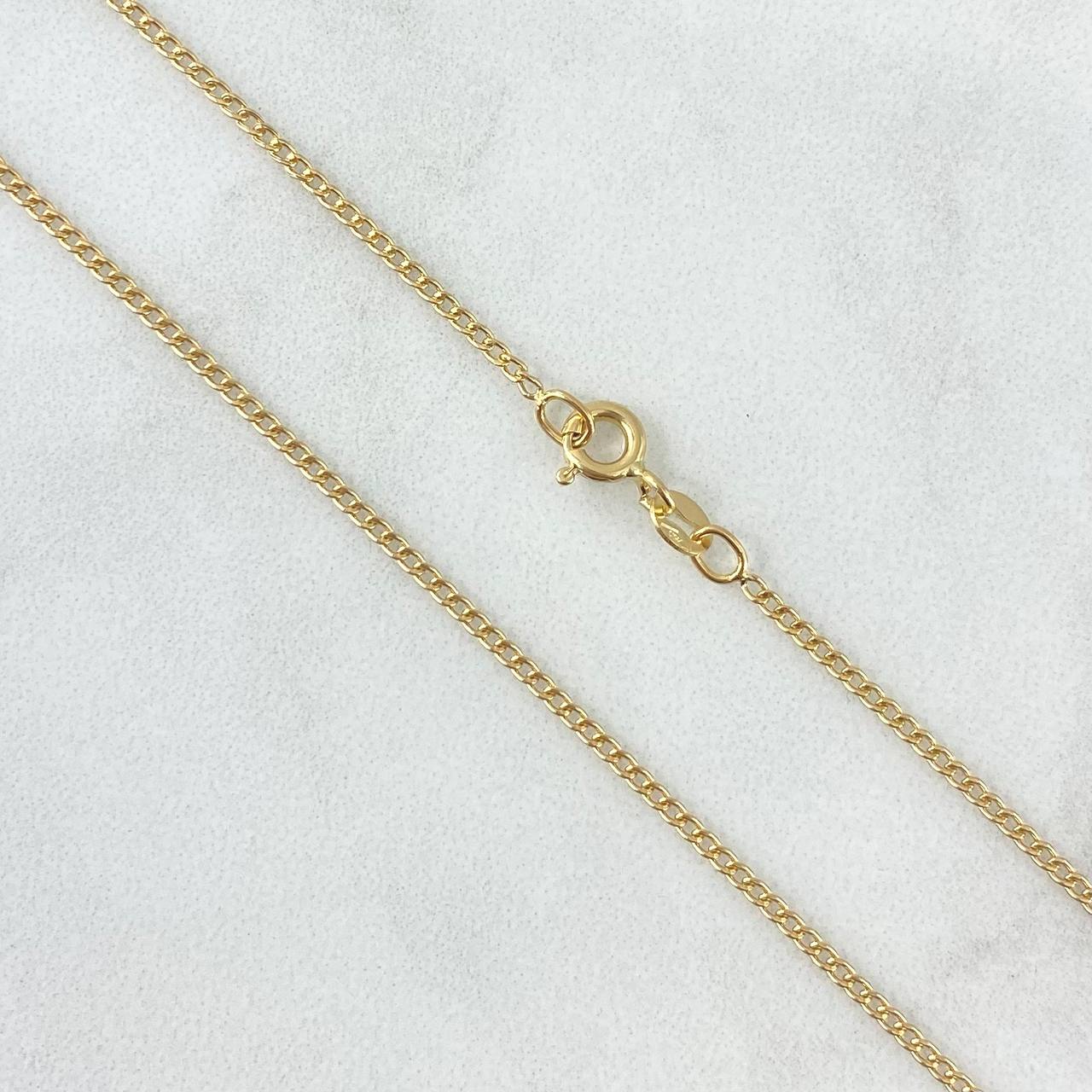 Cadena Mini Cubana 2gr / 23 1/2 in / Oro Amarillo +1 18K !
