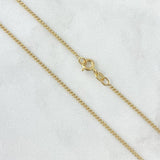Cadena Mini Cubana 2gr / 23 1/2 in / Oro Amarillo +1 18K !