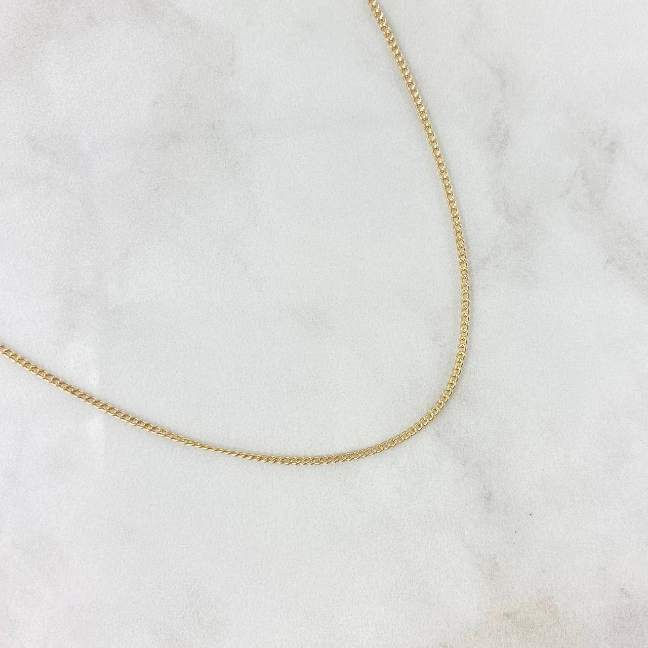 Cadena Mini Cubana 2gr / 23 1/2 in / Oro Amarillo +1 18K !