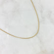 Cadena Mini Cubana 2gr / 23 1/2 in / Oro Amarillo +1 18K !