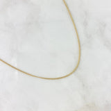 Cadena Mini Cubana 2gr / 23 1/2 in / Oro Amarillo +1 18K !