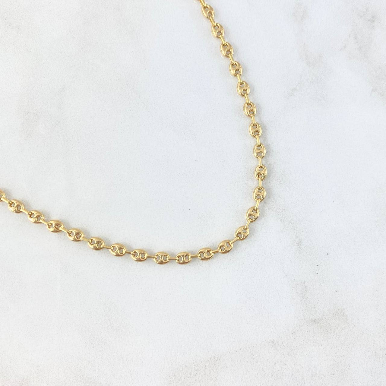 Cadena GC 6gr / 50cm / 3.3mm Lisa Oro Amarillo 18K