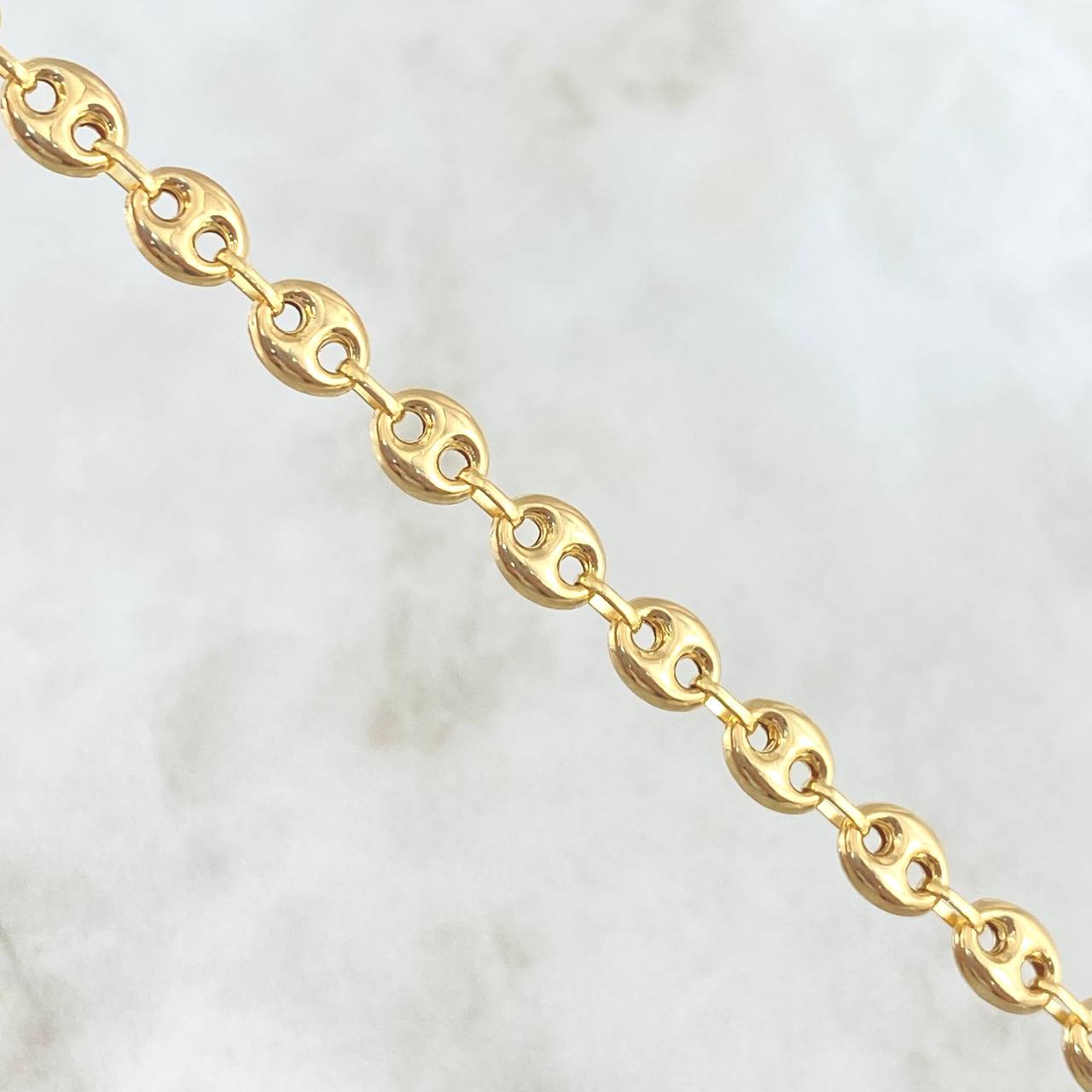 Ankle bracelet GC 6.85gr / 26cm / 6mm Yellow Gold ©
