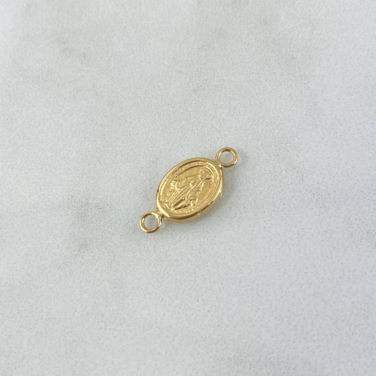 Charm Virgen Milagrosa 0.35gr / 1.6cm / 18K Yellow Gold Stamped