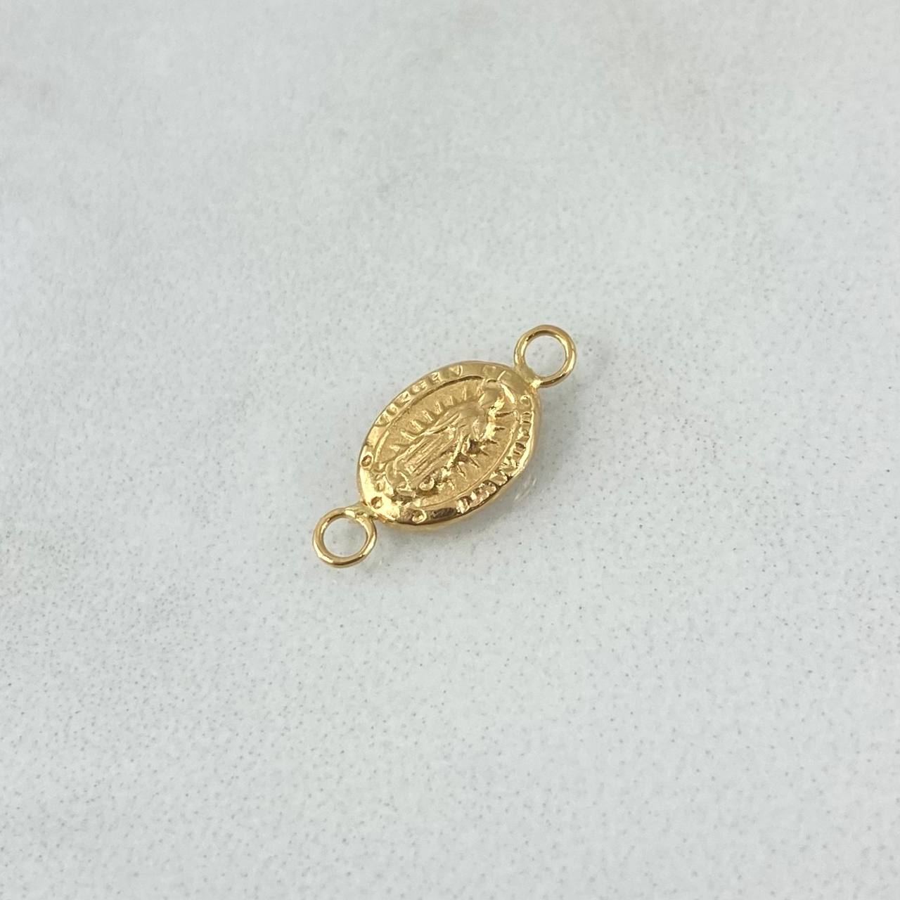 Charm Virgen Guadalupe 0.25gr / 1.4cm / Stamped | Yellow Gold ©