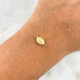 Charm Virgen Guadalupe 0.25gr / 1.4cm / Stamped | Yellow Gold ©