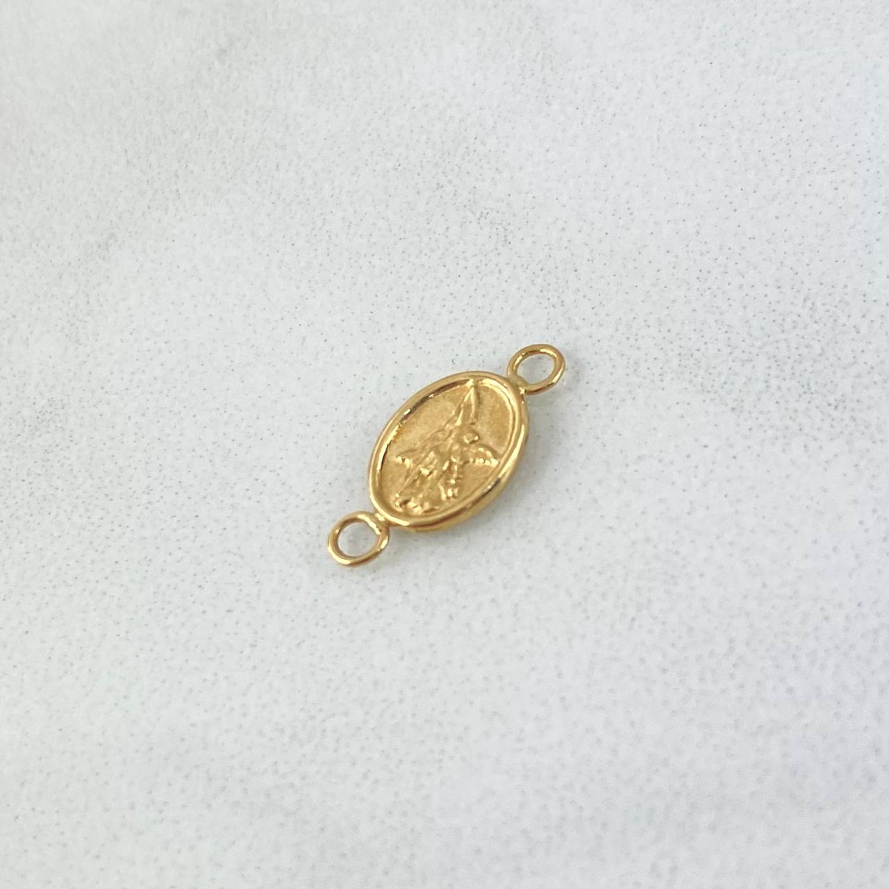 Charm San Miguel Arcángel 0.25gr / 1.3cm / Matte Yellow Gold