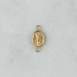 Charm San Miguel Arcángel 0.25gr / 1.3cm / Matte Yellow Gold