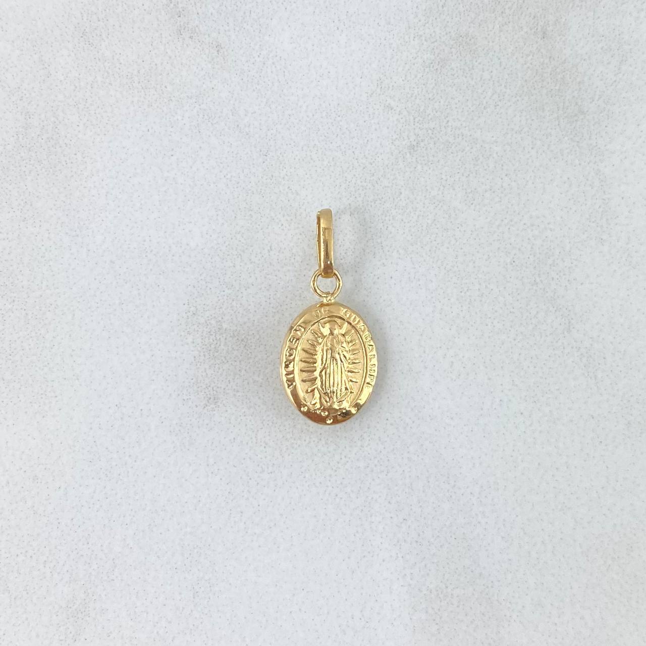 Dije Virgen Guadalupe 0.45gr / 1.8cm / Troquelado Oro Amarillo ©