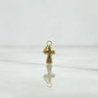 Pendant Cross 0.2gr / 0.5in / 18K Gold
