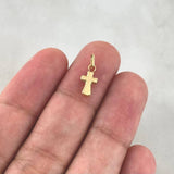 Pendant Cross 0.2gr / 0.5in / 18K Gold