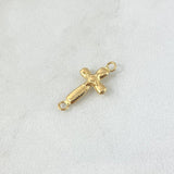 Charm Cross Rhombus 0.4gr / 1.8cm / Yellow Gold