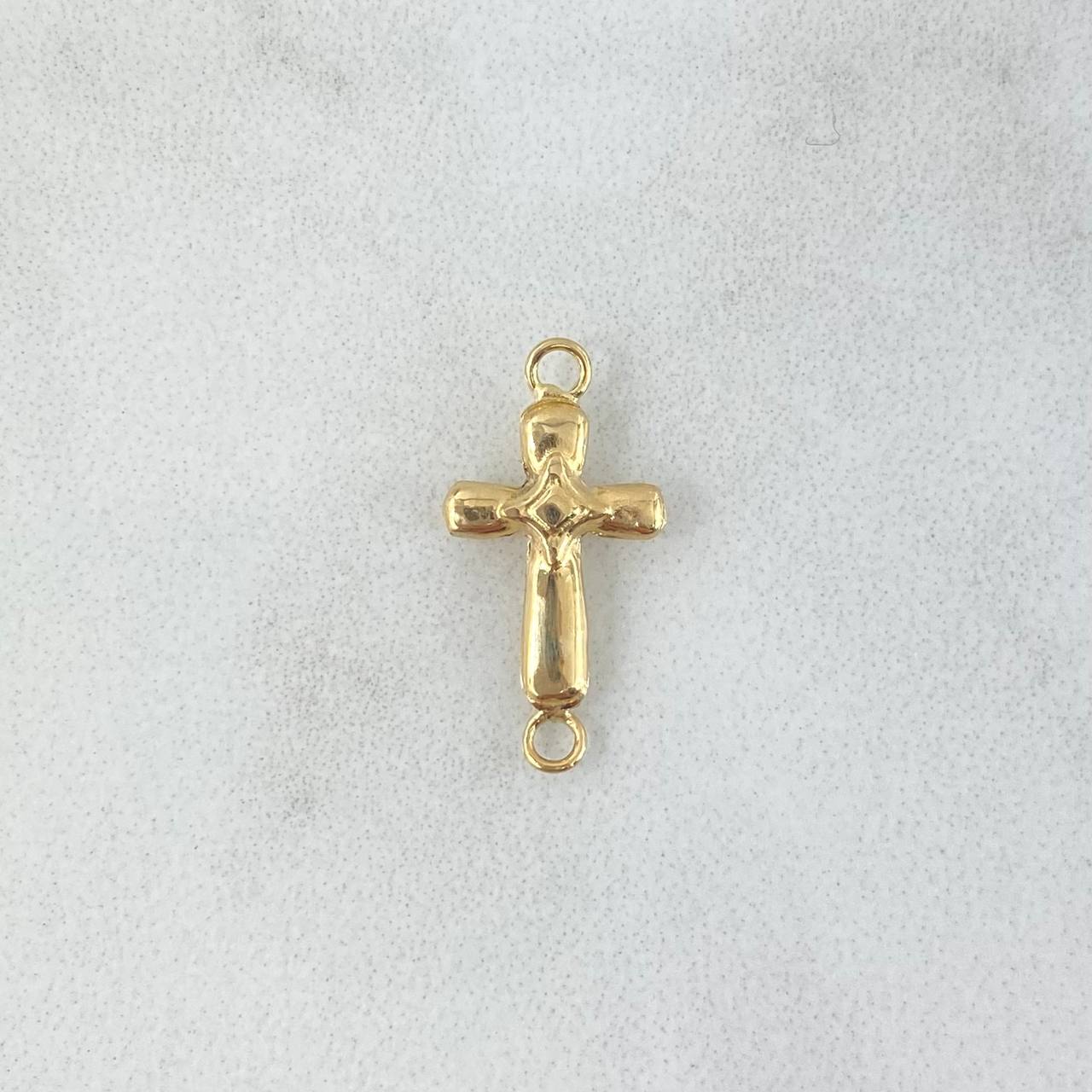 Charm Cross Rhombus 0.4gr / 1.8cm / Yellow Gold ©