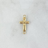 Charm Cross Rhombus 0.4gr / 1.8cm / Yellow Gold ©