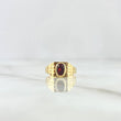 Classic Ring 1.8gr / T2 / Red Zircon Yellow Gold