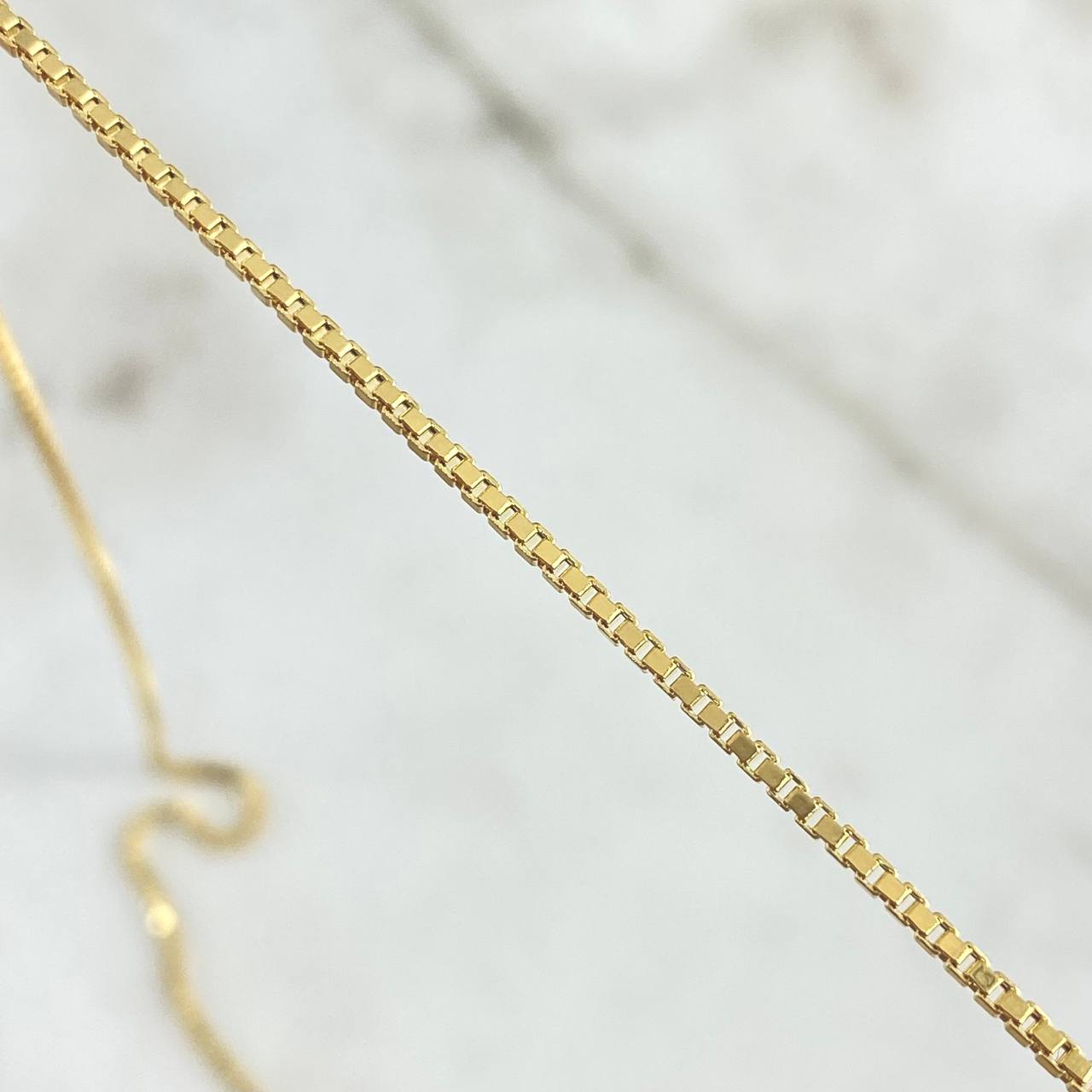 Cadena Veneciana 4.8gr / 45cm / 1.7mm Oro Amarillo +3 18K *