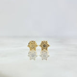 Topos Estrella De David 0.5gr / 6.9mm Oro Amarillo 18K