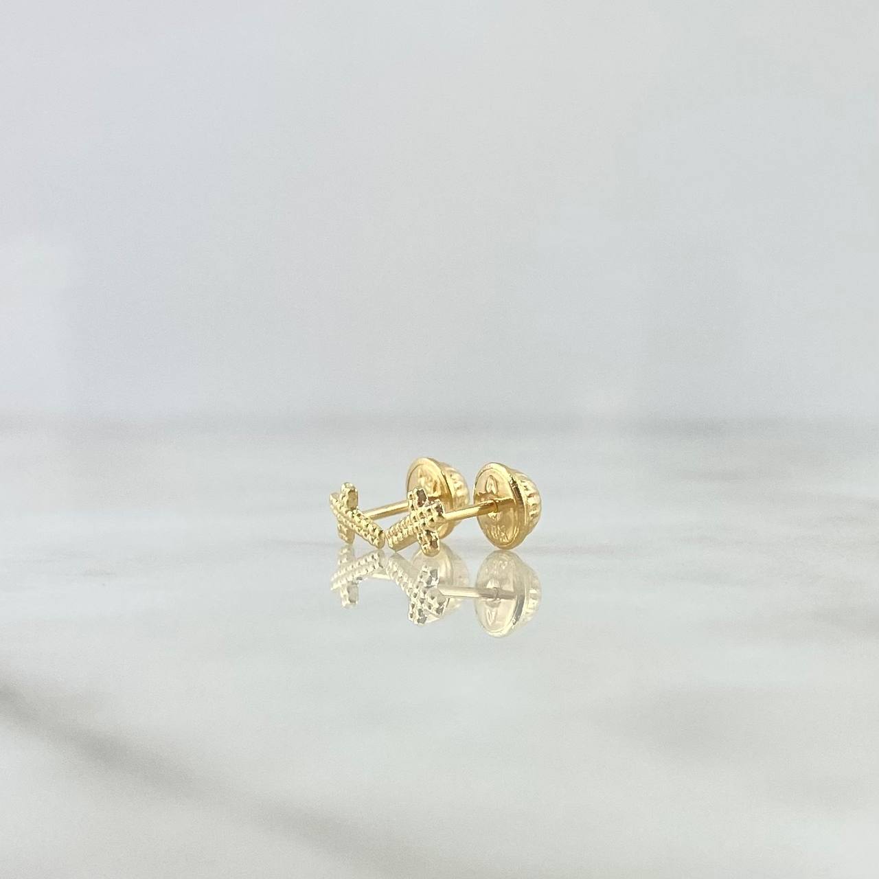 Topos Cruz 0.45gr / 7.9mm Oro Amarillo 18K