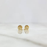 Topos Cruz 0.45gr / 8mm Oro Amarillo 18K ©