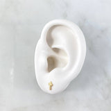 Topos Cruz 0.45gr / 8mm Oro Amarillo 18K ©