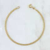 Pulso Chino 2gr / 7 1/2 in / 2.22mm Oro Amarillo +1 18K !