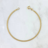 Pulso Chino 2.4gr / 7 1/2 in / 2.4mm Oro Amarillo +1 18K