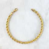 Pulso Lazo 5.15gr / 19.5cm-4.3mm Oro Amarillo +3 18K