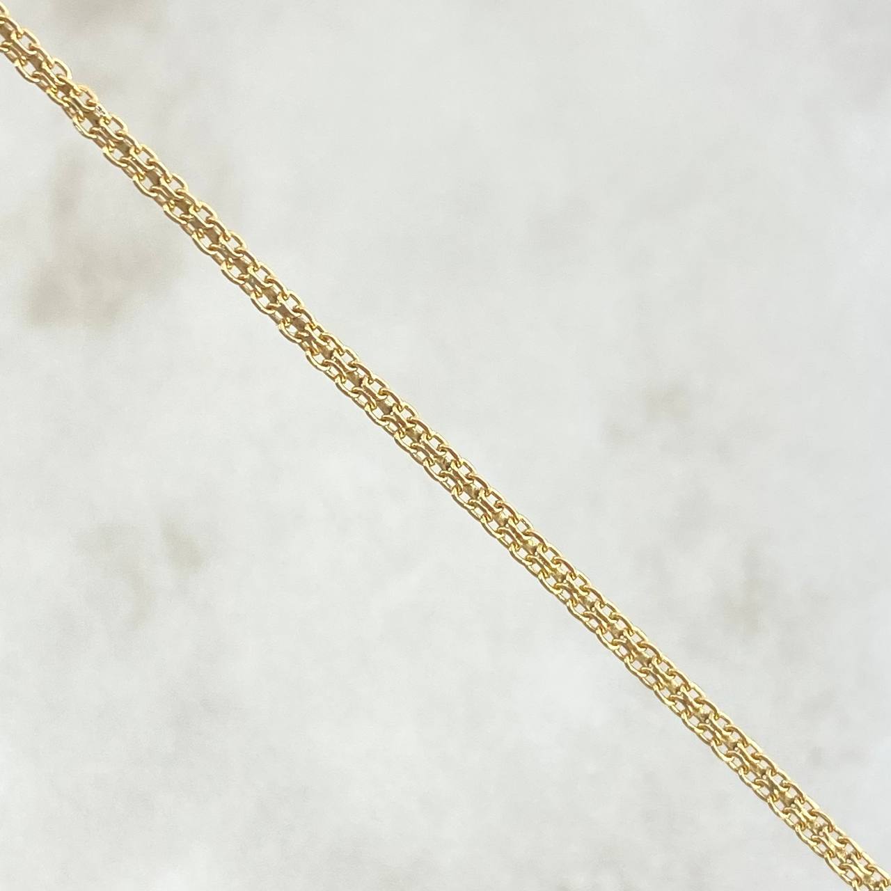 Pulso Chino 1.2gr / 7 1/2 in / 1.4mm Oro Amarillo 18K *