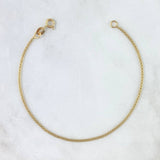 Pulso Chino 1.2gr / 7 1/2 in / 1.4mm Oro Amarillo 18K *