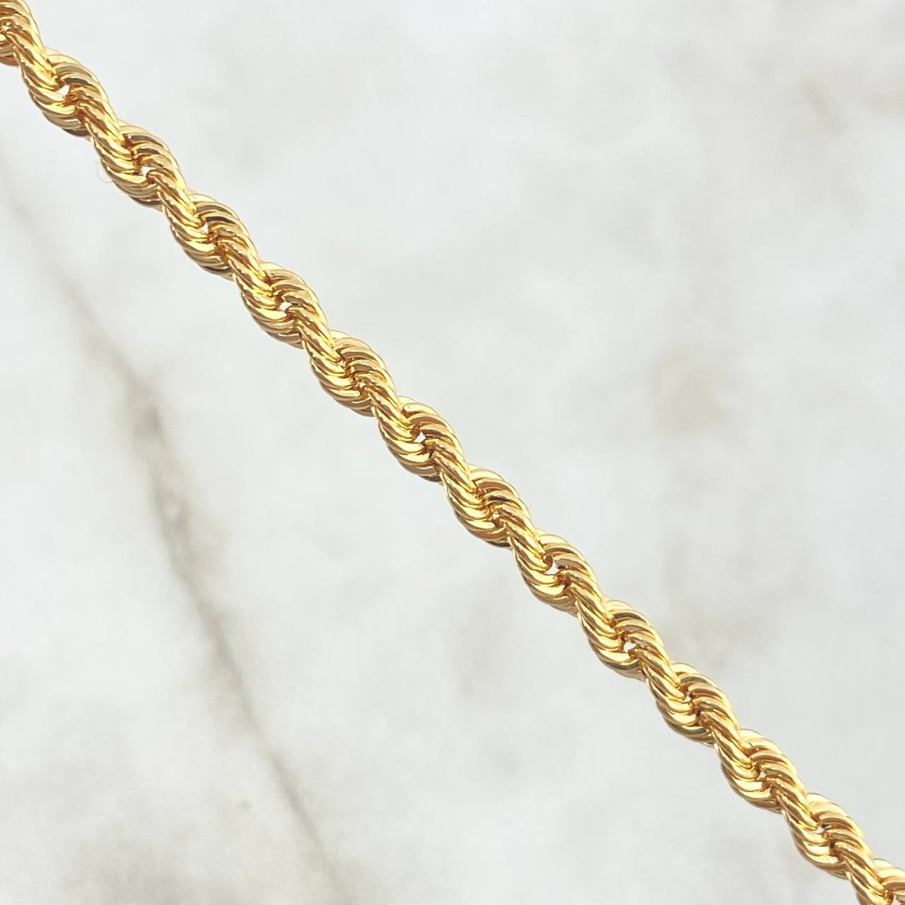 Rope Bracelet 3gr / 19cm / 3.3mm Yellow Gold +3 18K