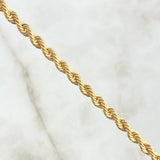 Rope Bracelet 3gr / 19cm / 3.3mm Yellow Gold +3 18K