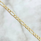 Pulso Figaro 4.05gr / 20.5cm / 4.4mm Oro Amarillo +0 18K *