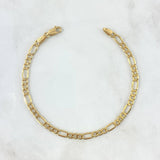 Pulso Figaro 4.05gr / 20.5cm / 4.4mm Oro Amarillo +0 18K *