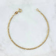 Figaro Bracelet 1.45gr / 19.5cm / 2.5mm Yellow Gold +1 18K ©