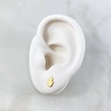 Topos Mano Hamsa 0.55gr / 7mm Texturizada Oro Amarillo 18K *
