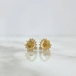 Topos Corazón Alambrado 0.8gr / 8mm Circon Blanco Oro Amarillo ©