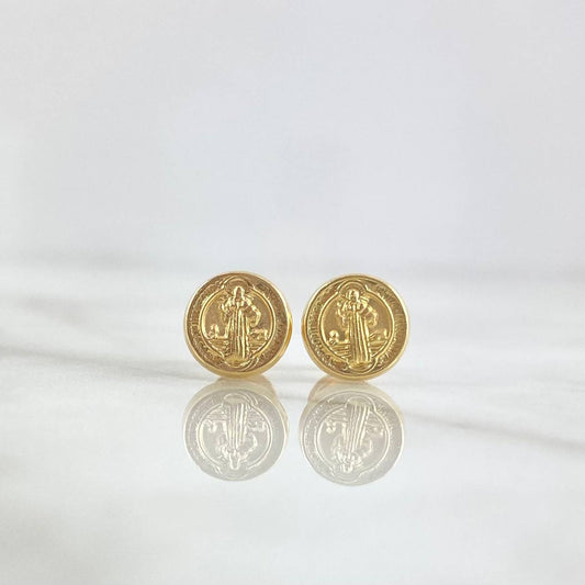 Topos San Benito 0.8gr / 8mm Oro Amarillo 18K *