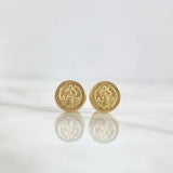 Topos San Benito 0.8gr / 8mm Oro Amarillo 18K *