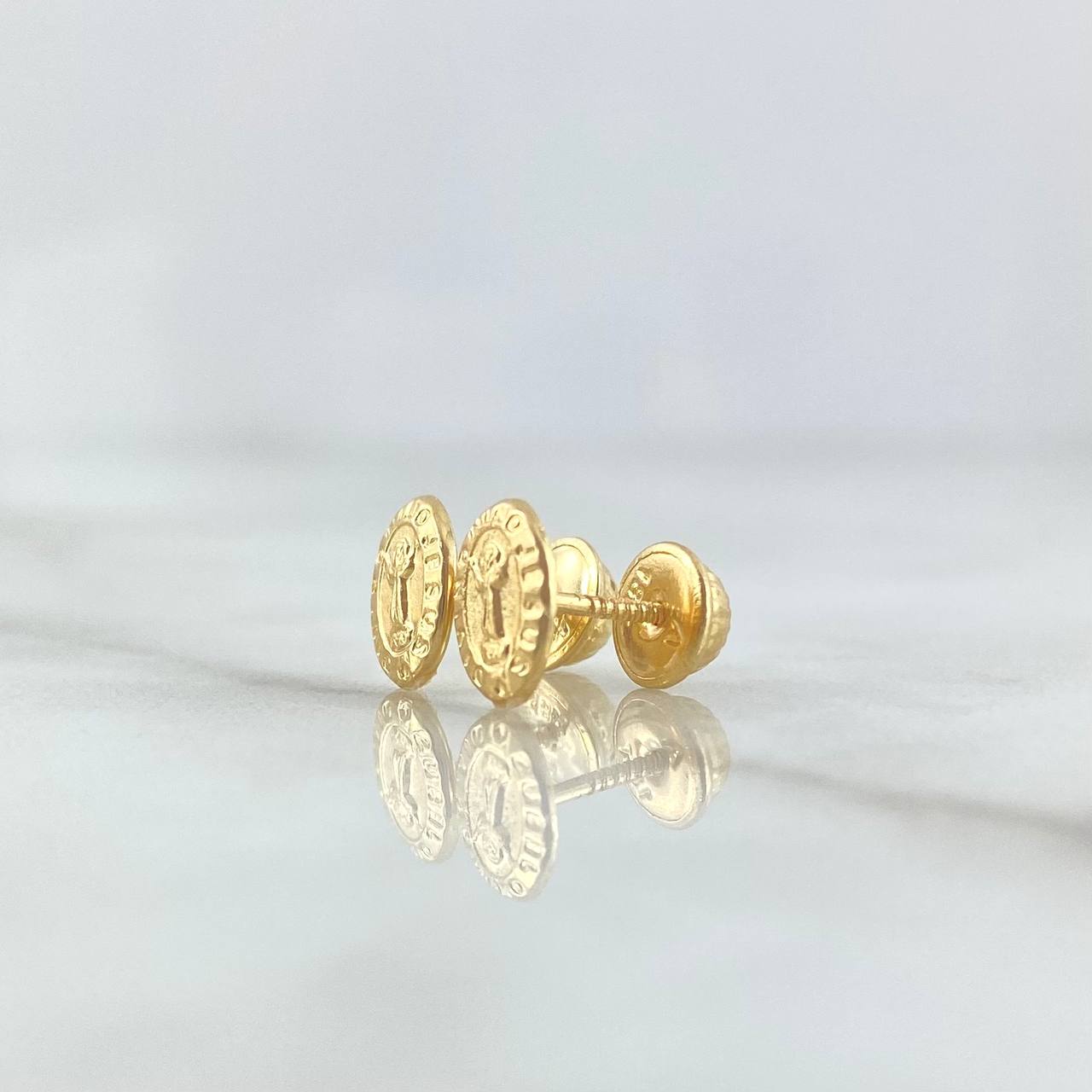 Divine Child Stud Earrings 0.65gr / 18K Gold ©