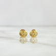 Stud Earrings Hat 0.9gr / 7mm Yellow Gold