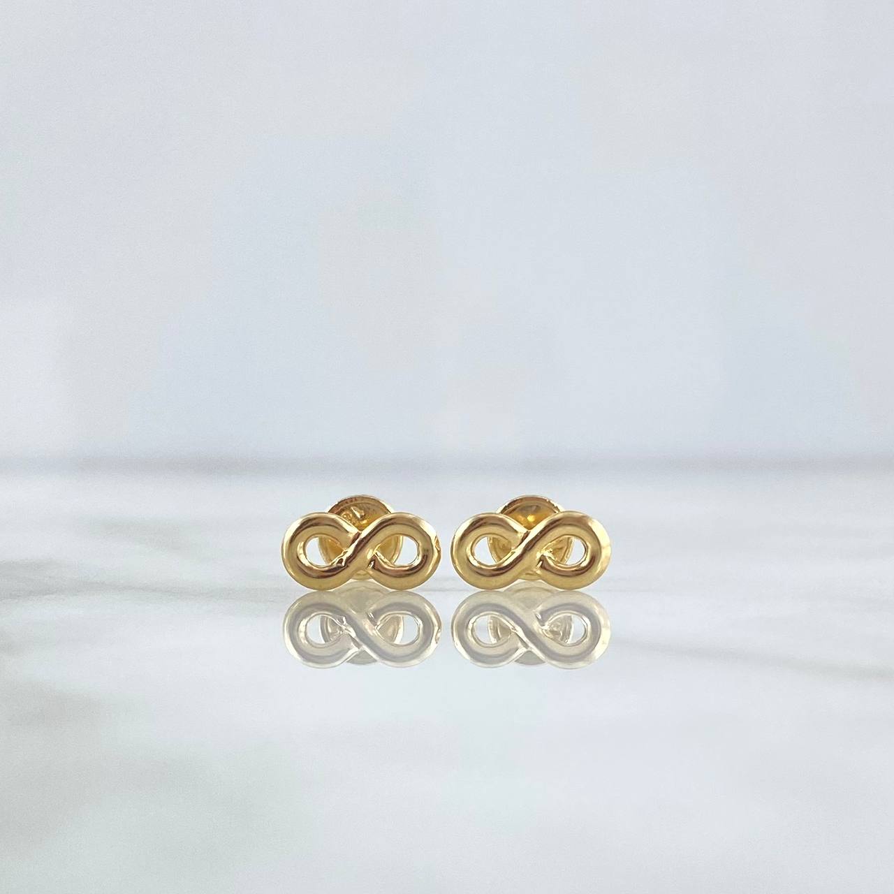 Topos Infinito 0.75gr / 1cm / Lisos Oro Amarillo 18K ©